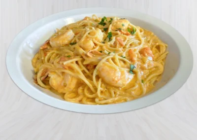 Shrimp pasta